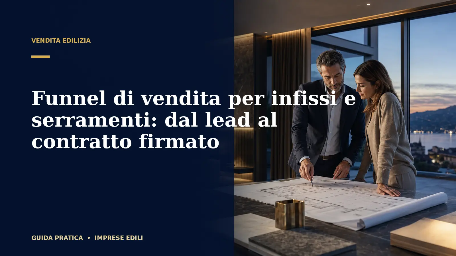 Funnel di vendita per infissi e serramenti: dal lead al contratto firmato