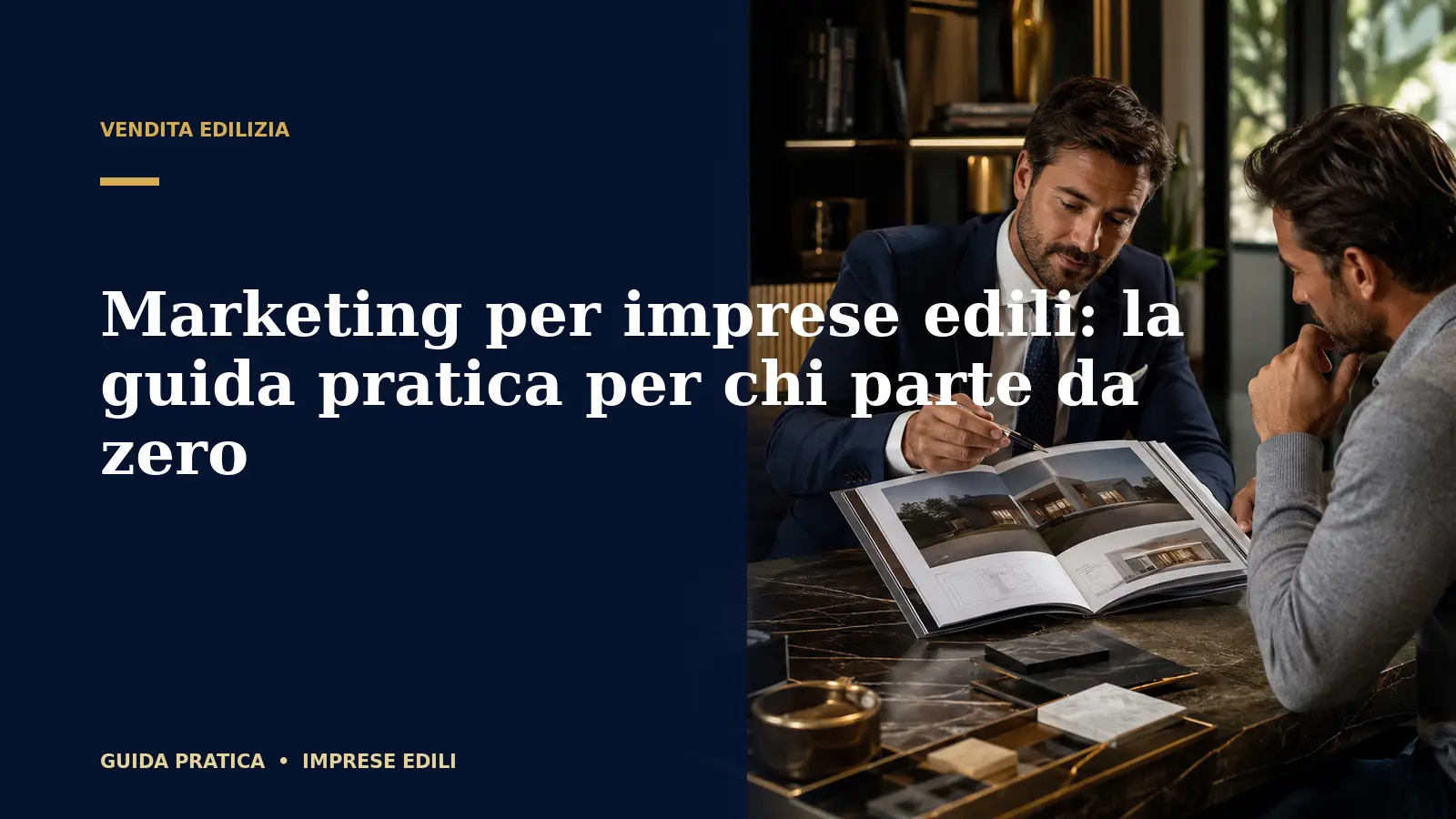 Marketing per imprese edili: la guida pratica per chi parte da zero