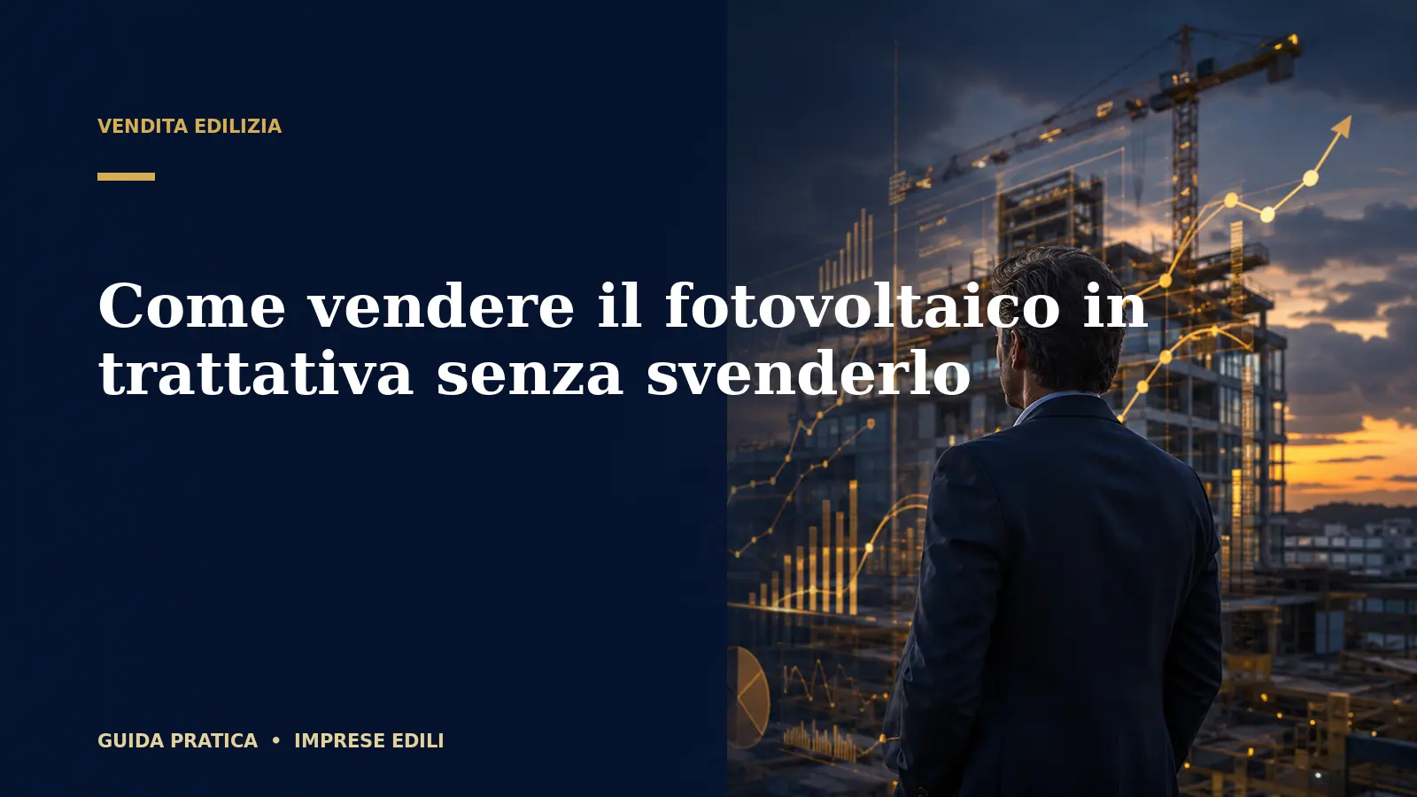 Come vendere il fotovoltaico in trattativa senza svenderlo